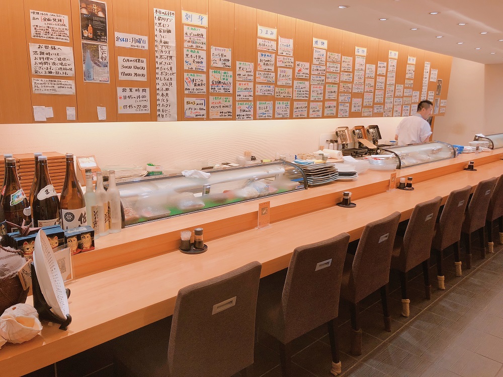 扇寿司 カウンター